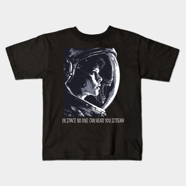 ripley Kids T-Shirt by horrorshirt